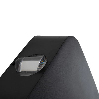 GLOBOSTAR® LUZ 60688 Μοντέρνο Φωτιστικό Τοίχου - Απλίκα LED 8W 1000lm 10° AC 220-240V Αδιάβροχο IP65 Θερμό Λευκό 2700K - CREE XPE Chip & TÜV SÜD Driver - Μαύρο Ματ - Μ13.5 x Π4.5 x Υ13.5cm - 5 Χρόνια Εγγύηση