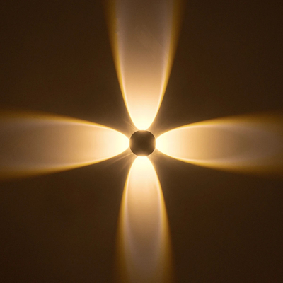 GLOBOSTAR® SOL 60689 Μοντέρνο Φωτιστικό Τοίχου - Απλίκα LED 8W 1000lm 30° AC 220-240V Αδιάβροχο IP65 Θερμό Λευκό 2700K - CREE XPE Chip & TÜV SÜD Driver - Μαύρο Ματ - Μ10 x Π5 x Υ10cm - 5 Χρόνια Εγγύηση