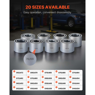 Σετ εργαλείων εισαγωγής αφαίρεσης ρουλεμάν δακτυλίου VEVOR 28 τεμάχια