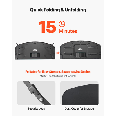 Πτυσσόμενο τραπέζι πόκερ VEVOR 1828,8 mm Πτυσσόμενο τραπέζι καζίνο Texas Holdem για 7 παίκτες