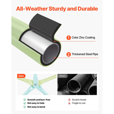 VEVOR Γεωμετρικός θόλος αναρρίχησης 6FT, 600LBS, Γυμναστήριο ζούγκλας για παιδιά