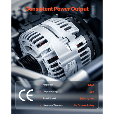 Δυναμό VEVOR για Chevy Impala LS LT 3.5L 06-11 Μόντε Κάρλο 06