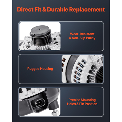 Δυναμό VEVOR για Buick Enclave Base 12-13 GMC Acadia 07-15