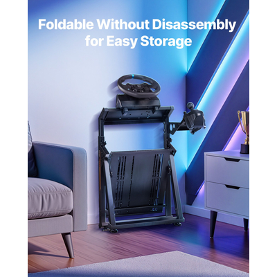 Βάση τιμονιού VEVOR Racing, πτυσσόμενη για Logitech G923 G920 G29 G27 Compact