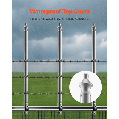 VEVOR 18 συσκευασίες επέκτασης φράχτη με αλυσίδα 27,4 ιντσών για άνω ράγα U 1,3"-1,5