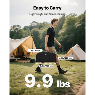 Οθόνη Προβολέα VEVOR με Τρίποδο και 2 Βάσεις, 100 ίντσες, Ευρεία Γωνία 160°, 4K HD 16:9