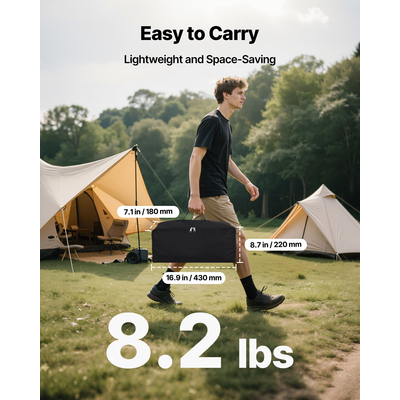 Οθόνη προβολέα VEVOR με 2 βάσεις, οθόνη 80 ιντσών, ευρείας γωνίας 160°, 4K HD, αναλογίας 16:9