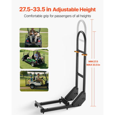 Λαβή πίσω καθίσματος καροτσιού γκολφ VEVOR για τα περισσότερα καροτσάκια γκολφ με μεταλλικές πλάκες στήριξης