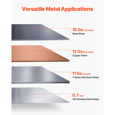 Φρένο λαμαρίνας VEVOR Πλάτος κάμψης 910 χιλ. Φρένο κουτιού και δίσκου 0-135° 16 Ga Φρένο κάμψης λαμαρίνας 6 δακτύλων