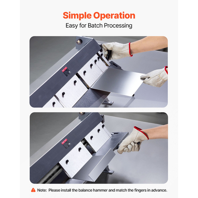 Φρένο λαμαρίνας VEVOR Πλάτος κάμψης 910 χιλ. Φρένο κουτιού και δίσκου 0-135° 16 Ga Φρένο κάμψης λαμαρίνας 6 δακτύλων