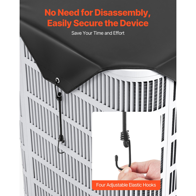 Κάλυμμα κλιματιστικού VEVOR 810 x 810 mm, με πλέγμα, γενικής χρήσης, για εξωτερική χρήση