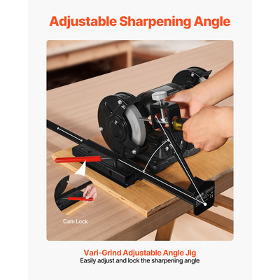 Σύστημα ακονίσματος πολλαπλών λειαντικών VEVOR, Vari-Grind Jig για λειαντήρες πάγκου 6" & 8