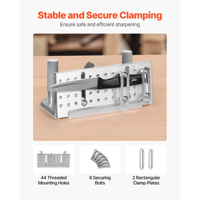 VEVOR Ιμάντας Τρίψιμο Μαχαιριού, Ακονιστήρι Μαχαιριού, Ρυθμιζόμενη Γωνία 85° - 115°