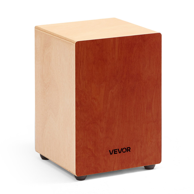 VEVOR Cajon Box Drum Ξύλινο Κρουστό Όργανο με Χορδές Κιθάρας από Ξύλο Σημύδας