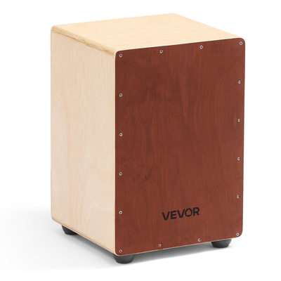 VEVOR Cajon Box Drum από ξύλο σημύδας, συμπαγές κρουστό όργανο με σύρματα ταμπούρου