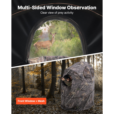 Φορητή τσάντα μεταφοράς κυνηγιού VEVOR για ένα άτομο, για ελάφια και πάπιες