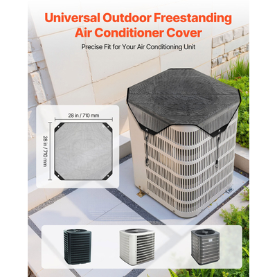 Κάλυμμα κλιματιστικού VEVOR 710x710 mm, ανθεκτικό σε σχίσιμο, για εξωτερικούς χώρους