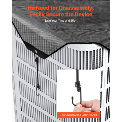 Κάλυμμα κλιματιστικού VEVOR 710x710 mm, ανθεκτικό σε σχίσιμο, για εξωτερικούς χώρους