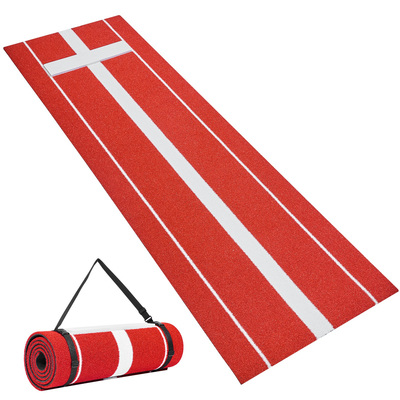 Χαλί σόφτμπολ VEVOR 305x92cm, ανάχωμα ρίψης μπέιζμπολ για εσωτερικούς και εξωτερικούς χώρους