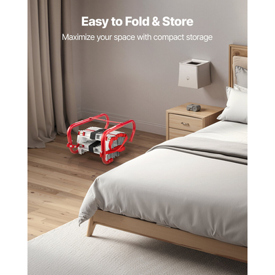 Σκάλα Πυρασφάλειας VEVOR 5-6 ορόφων, 50 πόδια, αναδιπλούμενη σκάλα πυρασφάλειας έκτακτης ανάγκης