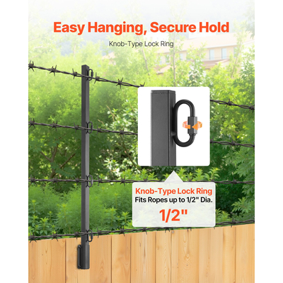 Επέκταση φράχτη VEVOR 12 τεμάχια βραχιόνων επέκτασης ύψους φράχτη επιφανειακής τοποθέτησης 32,1 ιντσών