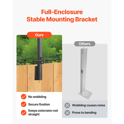 Επέκταση φράχτη VEVOR 12 τεμάχια βραχιόνων επέκτασης ύψους φράχτη επιφανειακής τοποθέτησης 32,1 ιντσών