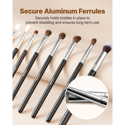 Σετ πινέλων μακιγιάζ VEVOR 34 τεμαχίων για σκιές ματιών με μαλακές τρίχες και ανάμειξη foundation