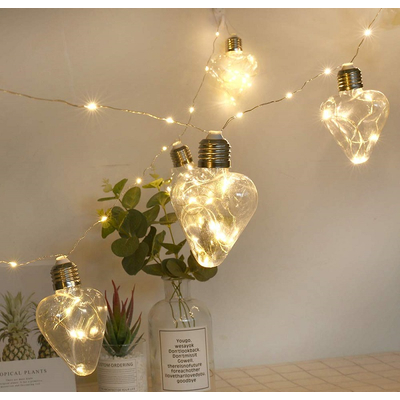 Χριστουγεννιάτικα φώτα LED - Καρδιά - 272386 - Warm White