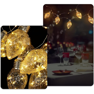 Χριστουγεννιάτικα φώτα LED - Candle - 10/6cm - 272388 - Warm White