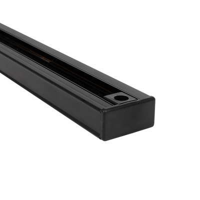 GLOBOSTAR® TRACKOLD-2PH 60875 Διφασική Ράγα 3 Καλωδίων 2L+1N για Σύστημα Ράγας Trackold-2PH AC 220-240V IP20 - Μαύρο Ματ - Μ100 x Π5 x Υ1cm