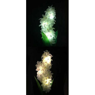 Φωτιζόμενα διακοσμητικά λουλούδια LED με ηλιακό πάνελ - 2pcs - 150326 - Pink