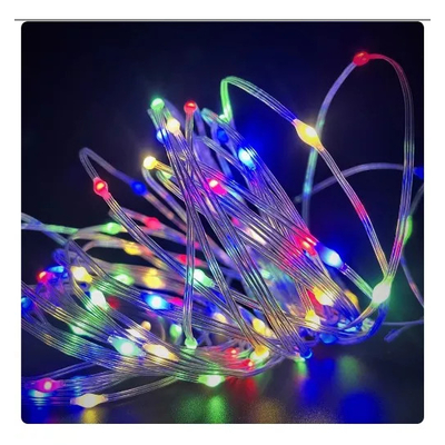 Χριστουγεννιάτικα φώτα LED με επένδυση - 10m/100LED - RGB - 272340