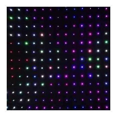 Χριστουγεννιάτικα φώτα LED με προγράμματα - Κουρτίνα - 3m*3m - RGB - 272339 - Hearts