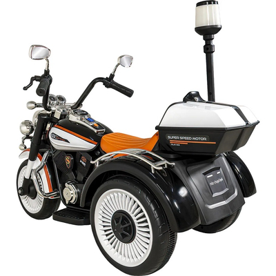 Παιδικό ηλεκτροκίνητο τρίκυκλο scooter με φάρο - BJQ-6388 - 701114 - White/Orange