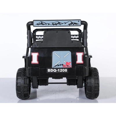Παιδικό ηλεκτροκίνητο αυτοκίνητο Τζιπ με χειριστήριο - BDQ-1208 - 701116 - Black