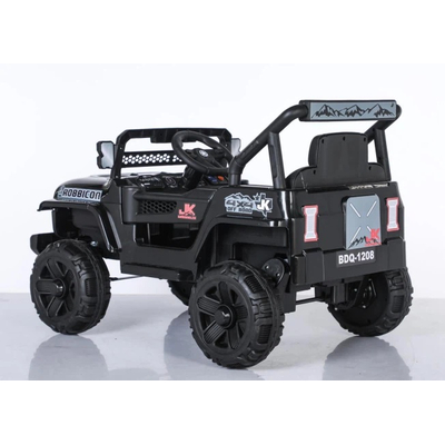 Παιδικό ηλεκτροκίνητο αυτοκίνητο Τζιπ με χειριστήριο - BDQ-1208 - 701116 - Black