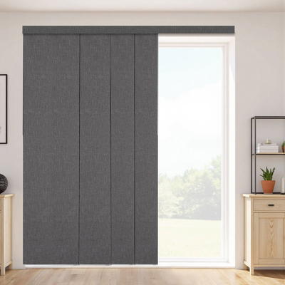 Στόρια VEVOR με Επεκτεινόμενη Ράγα 116 cm έως 218 cm W, Κόψιμο Σκούρο Γκρι