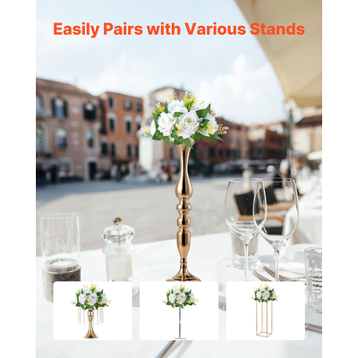 Μπάλες λουλουδιών VEVOR για κεντρικά διακοσμητικά γάμου, σύνθεση λουλουδιών 9,5 ιντσών, 10 τεμάχια