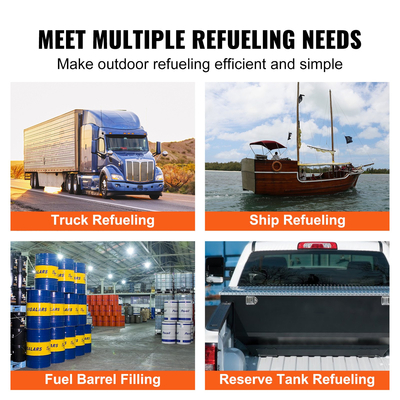 Αντλία μεταφοράς καυσίμου VEVOR, 12V DC 20 GPM 1/4 HP, Αντλία εξαγωγής βενζίνης υψηλής ροής από χυτοσίδηρο με σχεδιασμό κουτιού συλλογής καυσίμου για βενζίνη, ντίζελ, κηροζίνη, μείγματα αιθανόλης και μεθανόλης και βιοντίζελ