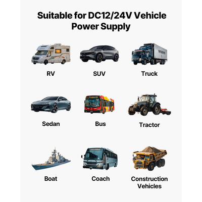 Θερμαντήρας Diesel VEVOR, 8KW, DC 12V/24V, Φορητός Αεροθερμαντήρας Diesel Όλα σε Ένα με Τηλεχειριστήριο και Οθόνη LCD, Γρήγορη Θέρμανση Χαμηλού Θορύβου, Ρεζερβουάρ Καυσίμου 5 L για Οχήματα, RV, Φορτηγάκια, Τρακτέρ και Φορτηγά