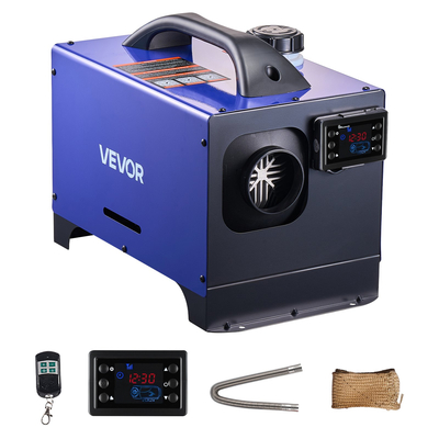Θερμαντήρας Diesel VEVOR, 8KW, DC 12V/24V, Φορητός Αεροθερμαντήρας Diesel Όλα σε Ένα με Τηλεχειριστήριο και Οθόνη LCD, Γρήγορη Θέρμανση Χαμηλού Θορύβου, Ρεζερβουάρ Καυσίμου 5 L για Οχήματα, RV, Φορτηγάκια, Τρακτέρ και Φορτηγά