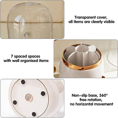 Θήκη οργάνωσης πινέλων μακιγιάζ - LD1023 - 292215 - Pink