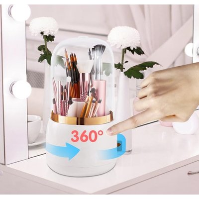 Θήκη οργάνωσης πινέλων μακιγιάζ - LD1023 - 292215 - Pink