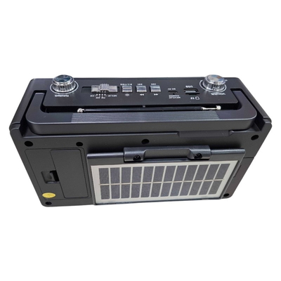 Επαναφορτιζόμενο ραδιόφωνο με ηλιακό πάνελ - PX-730BTS - 457309 - Brown