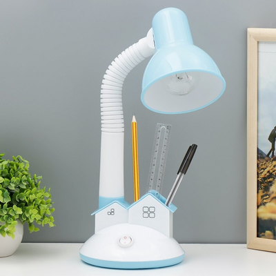 Παιδικό επιτραπέζιο φωτιστικό γραφείου με μολυβοθήκη - 983 - 889836 - Blue