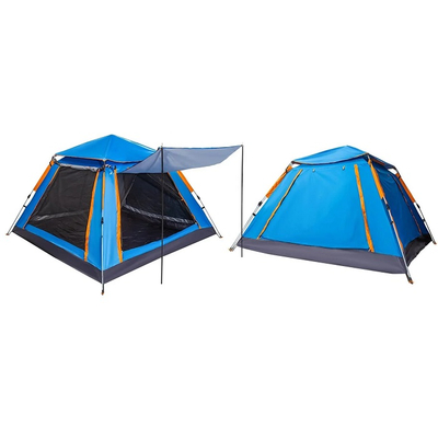 Σκηνή Camping 3 ατόμων με σκίαστρα - YB3021 - 2x2m - 960002 - Blue