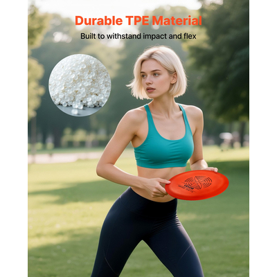 Σετ Disc Golf VEVOR, 6 τεμάχια Flying Discs για αρχάριους, Σετ εκκίνησης Disc Golf, με Putter, Μεσαίας εμβέλειας, Driver, Συμπεριλαμβανομένου μίνι μαρκαδόρου, Φορητό σακίδιο πλάτης, για εξωτερική αυλή, γκαζόν, παραλία και πάρκο