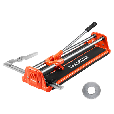 Χειροκίνητος κόφτης πλακιδίων VEVOR 430mm για τοίχους και γυαλισμένα πλακάκια, Διπλές ράγες για ακριβή κοπή, Τροχός από καρβίδιο βολφραμίου, Αντιολισθητική λαβή, Ράβδος πίεσης κατά της μετατόπισης, Ακριβείς κοπές για επαγγελματίες και αρχάριους