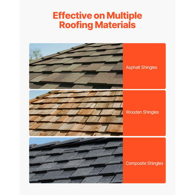 Φτυάρι κεραμιδιών VEVOR 4 τεμάχια, σκαλιστήρι στέγης κεραμιδιών με λαβή D, υψηλής σκληρότητας χάλυβα 45# και ελαφρύ, εύκολο σκίσιμο στέγης και εργαλείο καρφιών, ιδανικό για εμπορική και οικιακή χρήση, πορτοκαλί