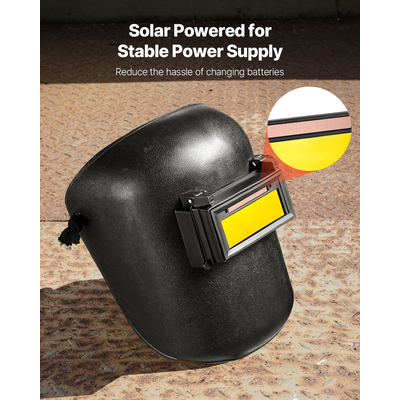 Φακός συγκόλλησης VEVOR με αυτόματη σκίαση 108 x 51 mm, φακός συγκόλλησης True Color Shade 11 με διπλούς αισθητήρες τόξου, συμβατός με τα περισσότερα κράνη συγκόλλησης για εφαρμογές TIG, MIG, MMA, ARC